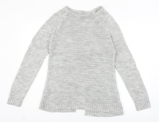 Peacocks Womens Grey   Pullover Jumper Size M