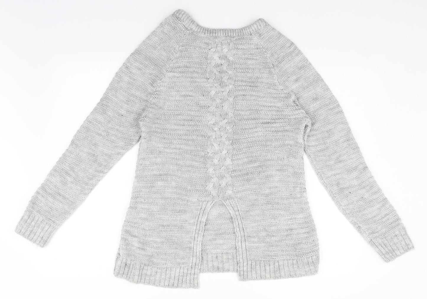 Peacocks Womens Grey   Pullover Jumper Size M