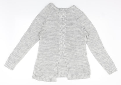 Peacocks Womens Grey   Pullover Jumper Size M