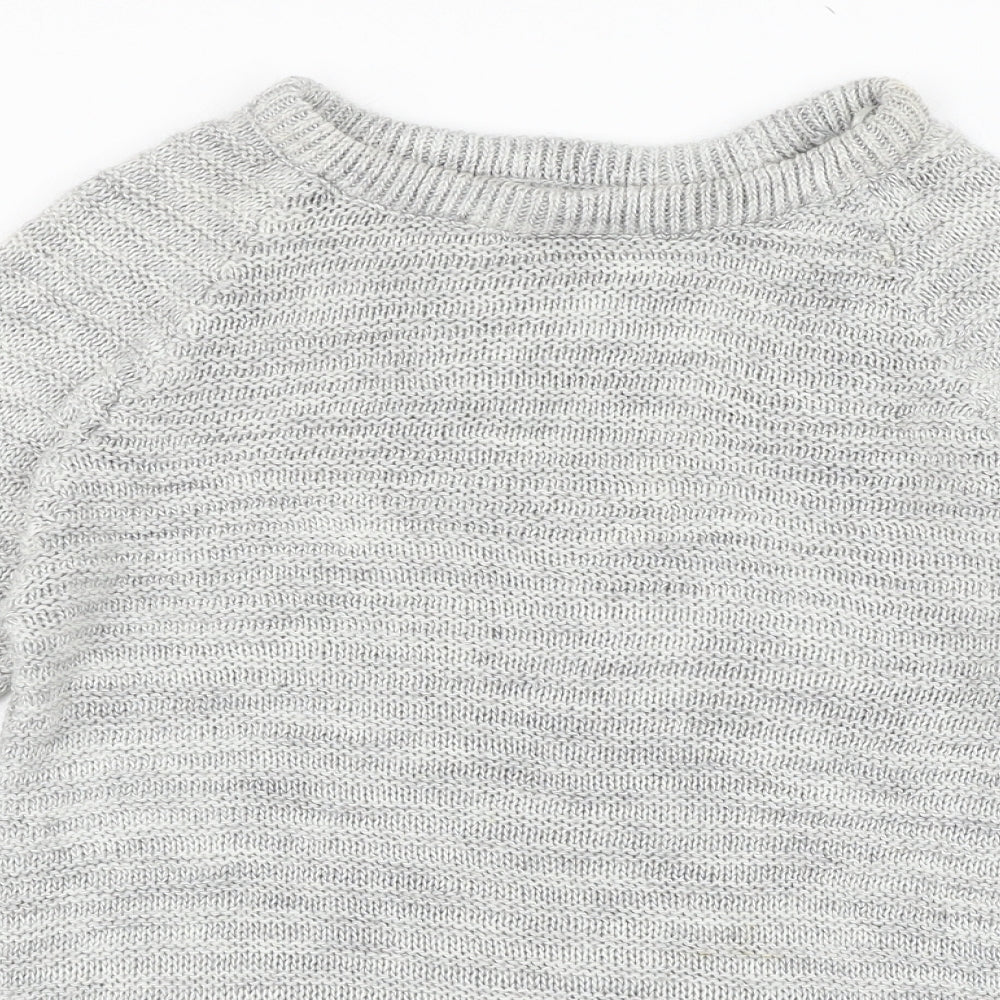 Peacocks Womens Grey   Pullover Jumper Size M