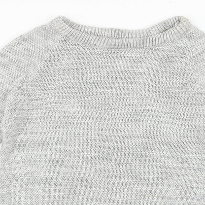 Peacocks Womens Grey   Pullover Jumper Size M
