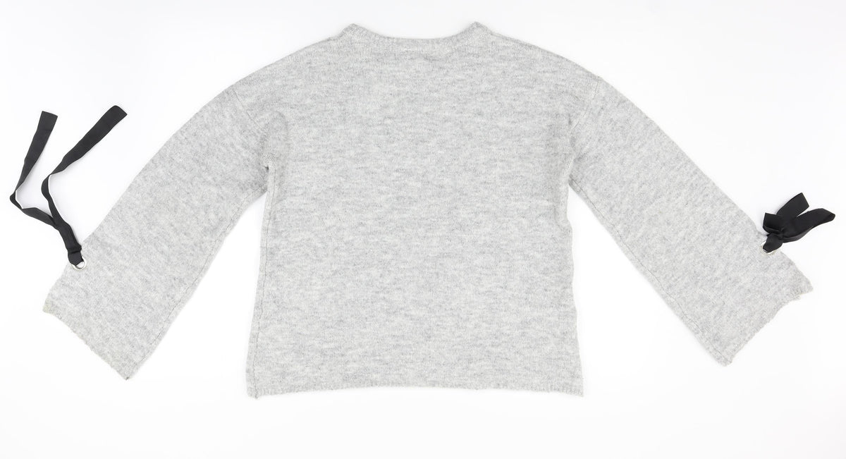 Primark Womens Grey   Pullover Jumper Size M