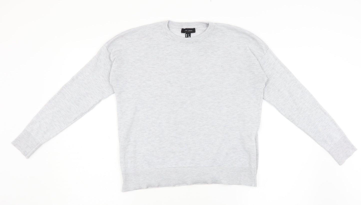 New Look Womens Grey   Pullover Jumper Size S
