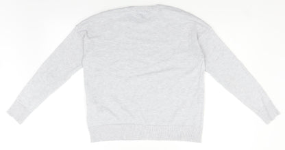 New Look Womens Grey   Pullover Jumper Size S