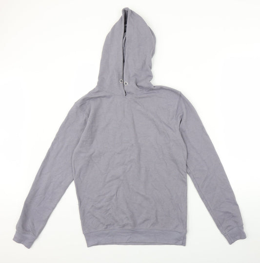 Mens UK Size XS Boohoo Grey Pullover Hoodie