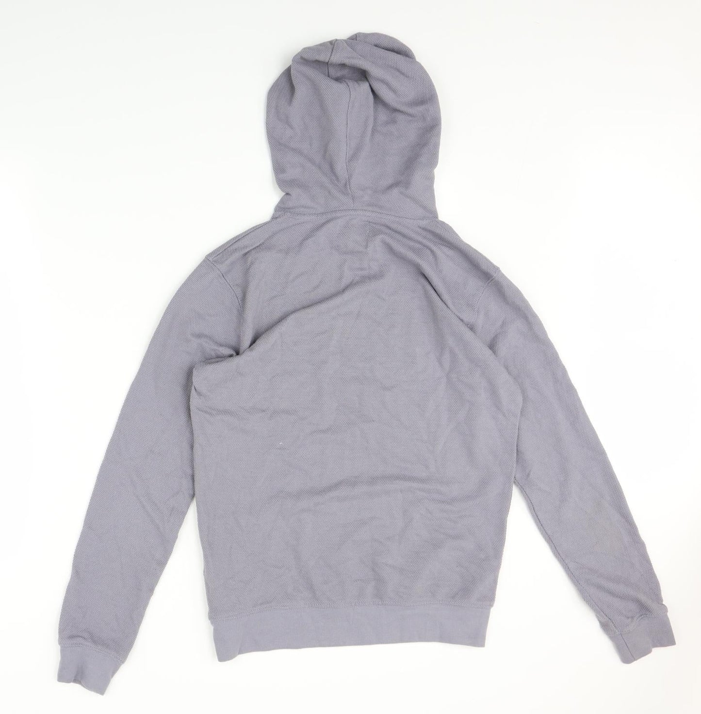 Mens UK Size XS Boohoo Grey Pullover Hoodie