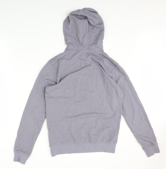 Mens UK Size XS Boohoo Grey Pullover Hoodie