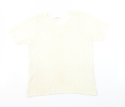 Berkertex Womens Ivory   Pullover Jumper Size 10
