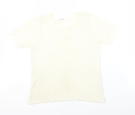 Berkertex Womens Ivory   Pullover Jumper Size 10