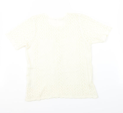 Berkertex Womens Ivory   Pullover Jumper Size 10