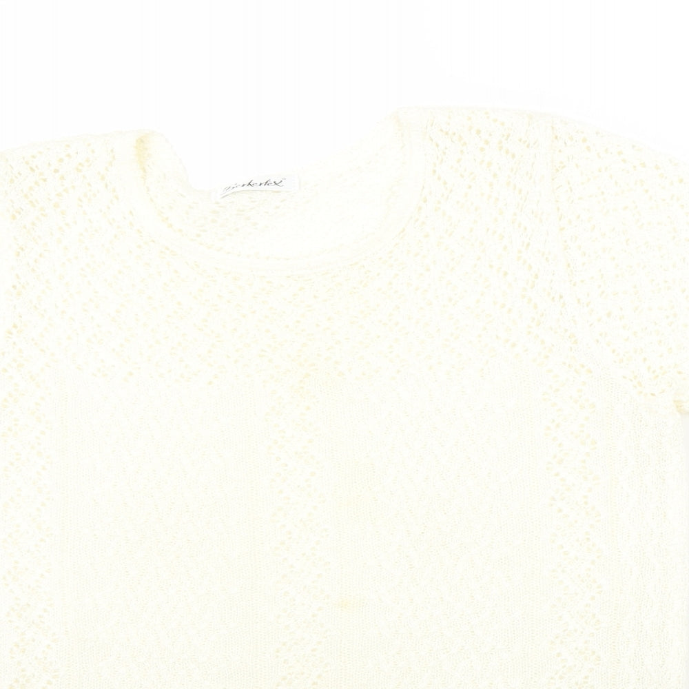 Berkertex Womens Ivory   Pullover Jumper Size 10