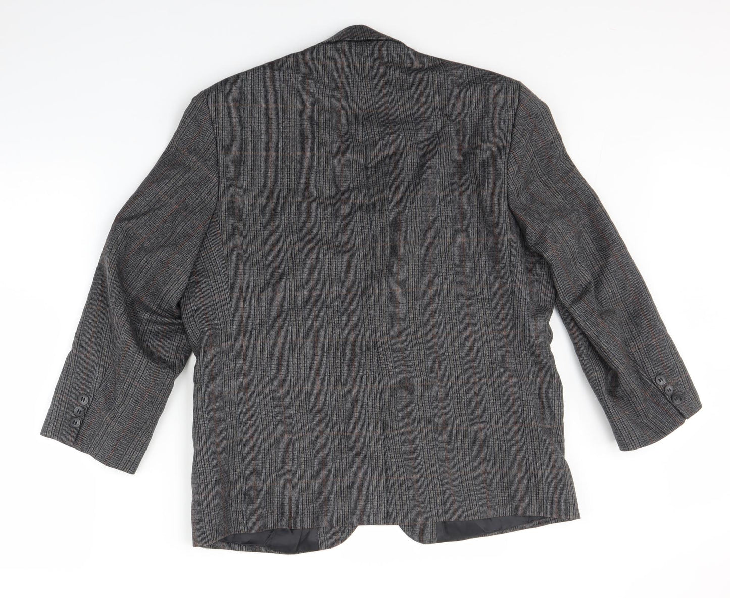 Mens UK Size 38 Racing Green Regular Grey Suit Jacket