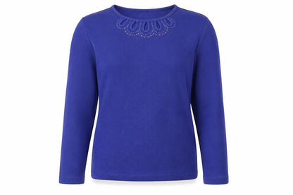 Bonmarché Womens Blue Pullover Jumper Size M