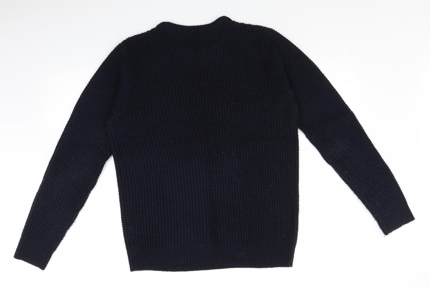 F&F Mens Blue  Knit Pullover Jumper Size S