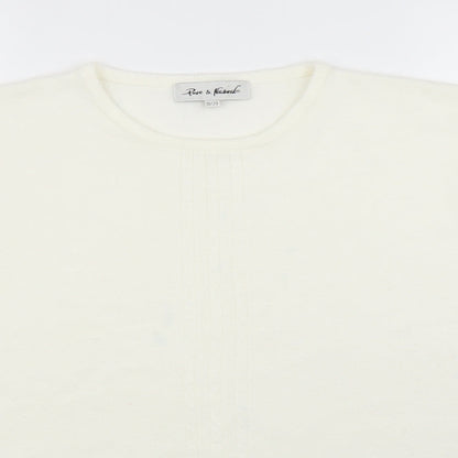 Pure & Natural Womens Ivory   Pullover Jumper Size 18