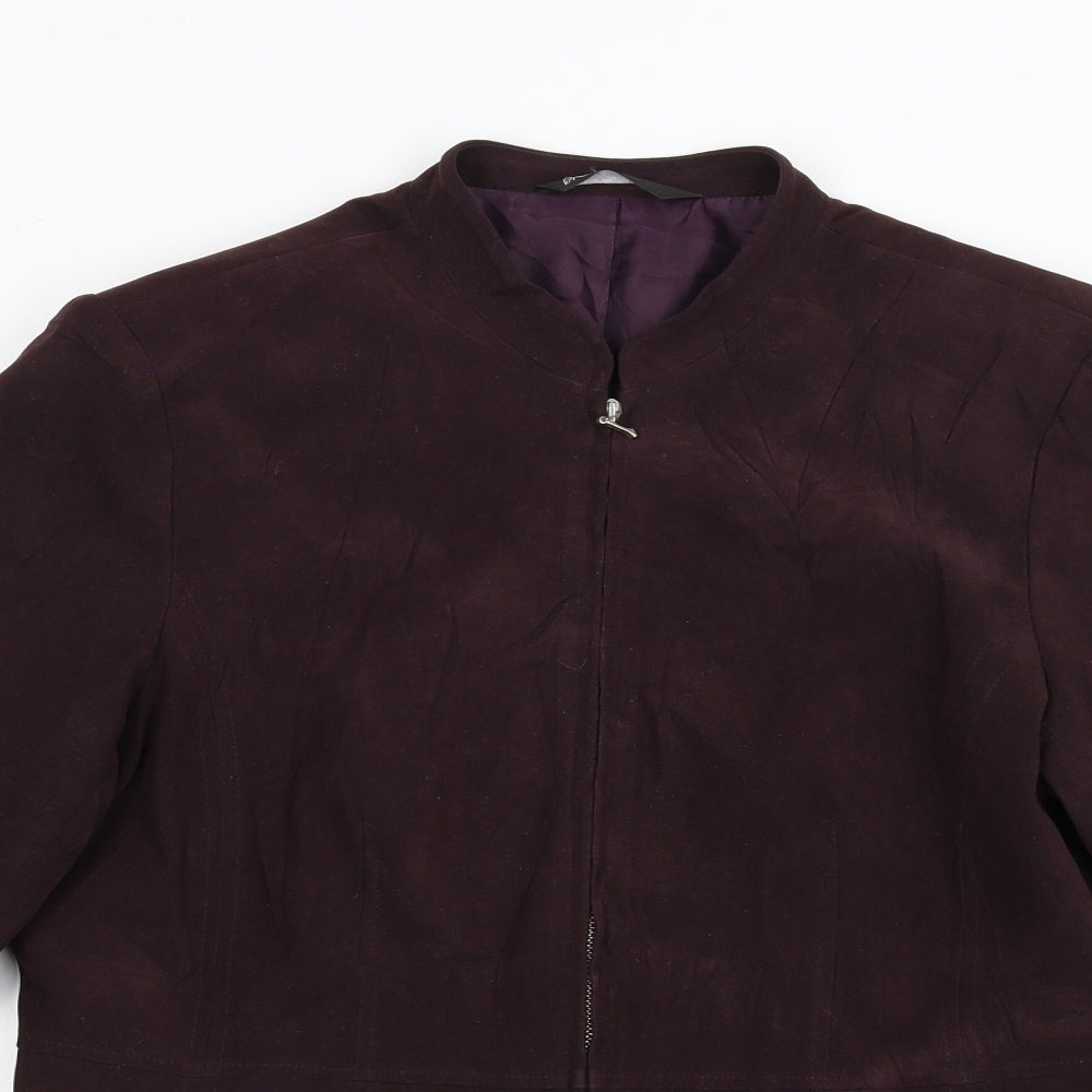 Womens UK Size 16 BHS Purple Jacket