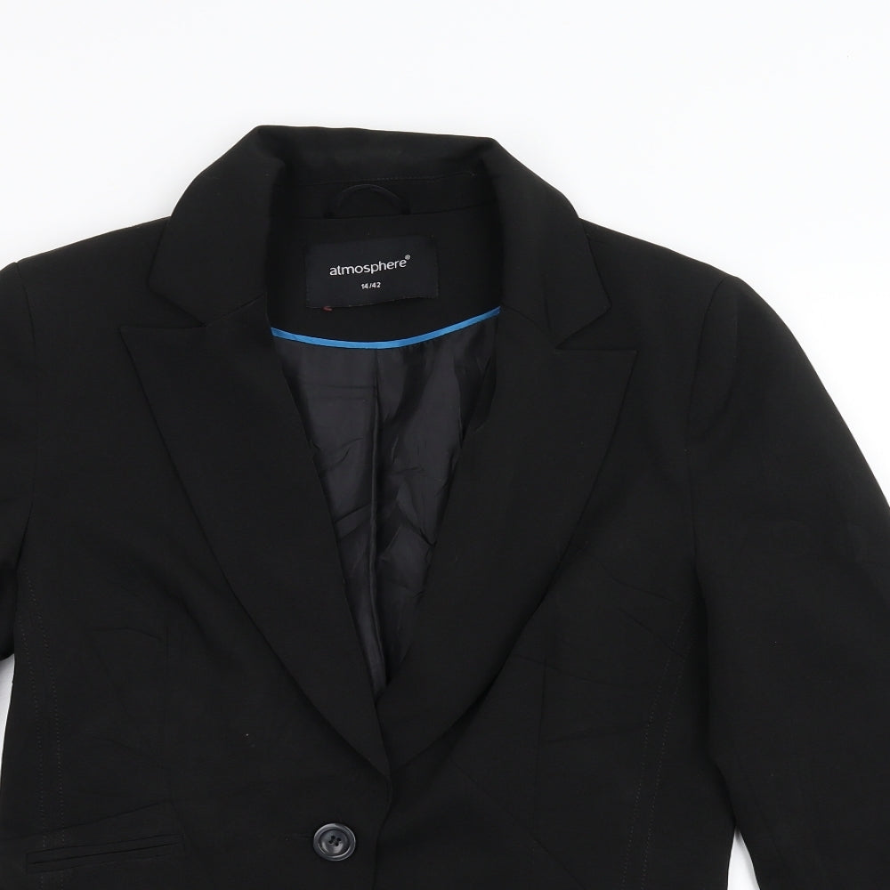Primark Womens Black   Jacket Blazer Size 14