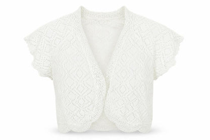 Preworn Womens Ivory  Knit Shrug Jumper Size M