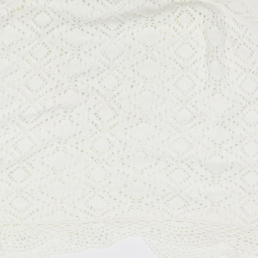 Preworn Womens Ivory  Knit Shrug Jumper Size M
