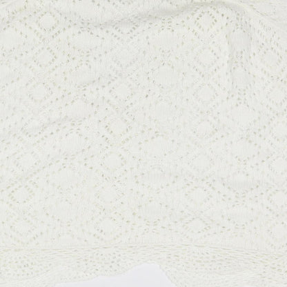 Preworn Womens Ivory  Knit Shrug Jumper Size M
