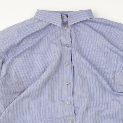 Mens UK Size L Classic Casuals Blue  Button-Up Long Sleeve Casual Shirt