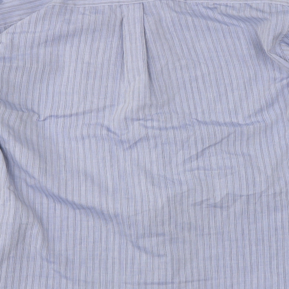 Mens UK Size L Classic Casuals Blue  Button-Up Long Sleeve Casual Shirt