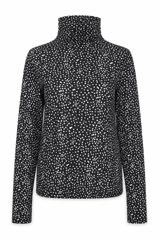 Primark Womens Black Polka Dot  Pullover Jumper Size S