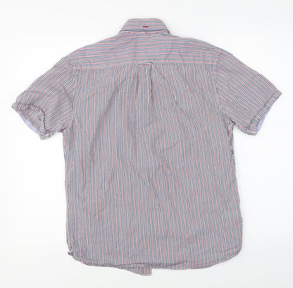 Mens UK Size S Marks & Spencer Multicoloured  Button-Up Short Sleeve Casual Shir