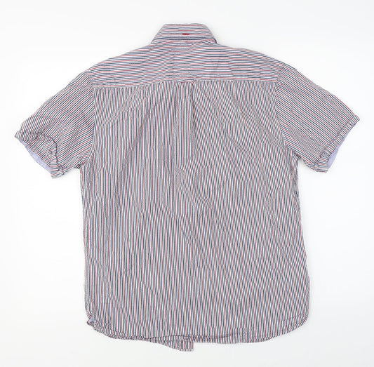 Mens UK Size S Marks & Spencer Multicoloured  Button-Up Short Sleeve Casual Shir