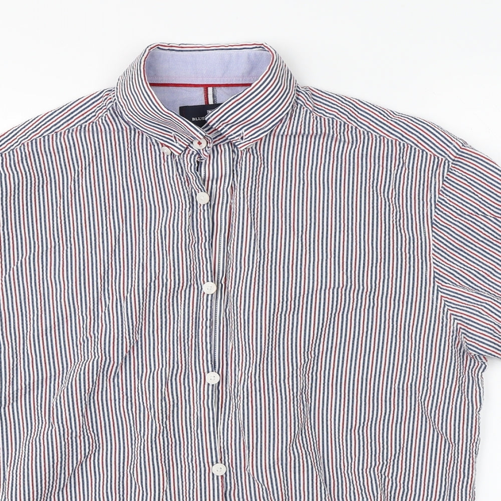 Mens UK Size S Marks & Spencer Multicoloured  Button-Up Short Sleeve Casual Shir