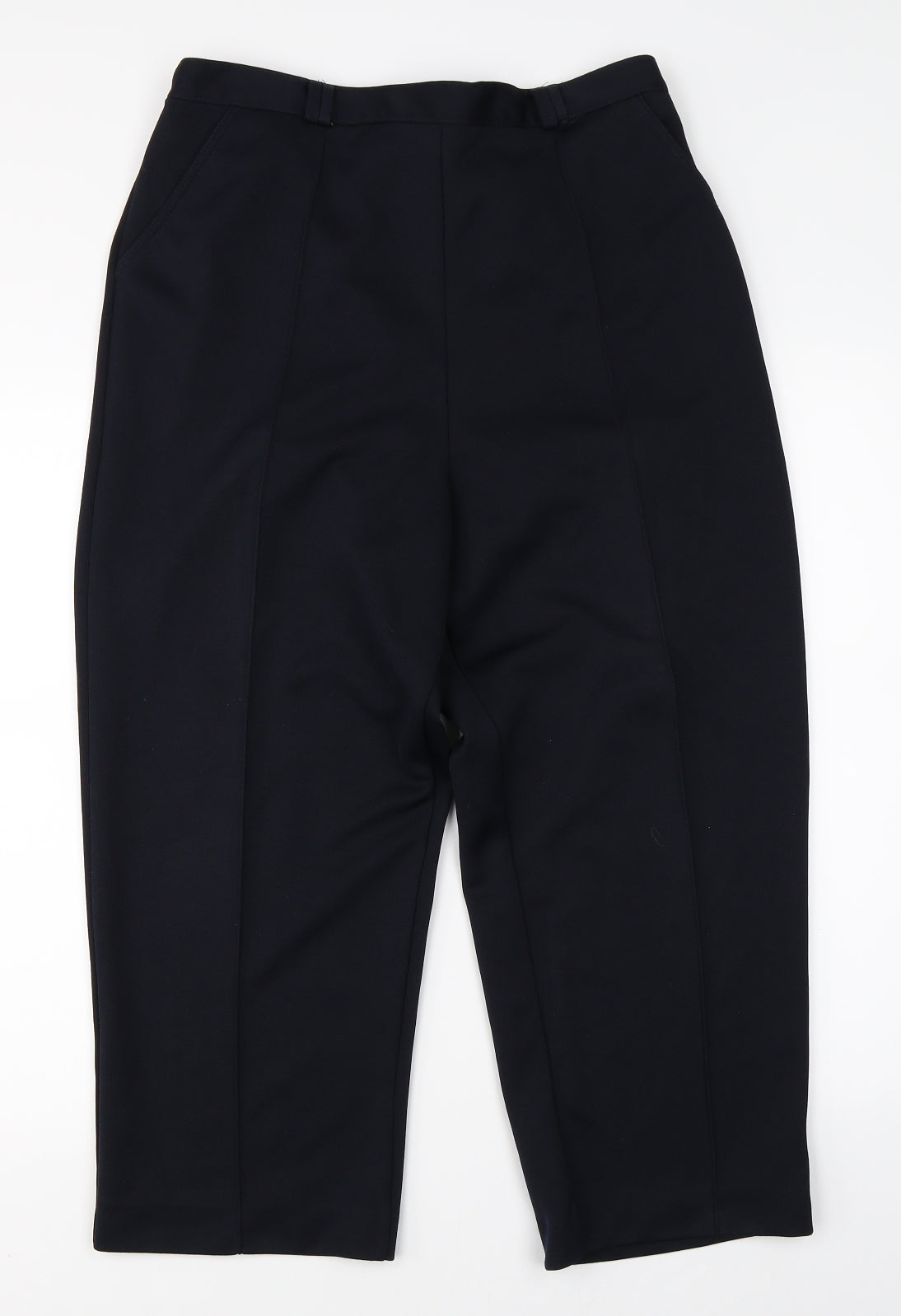 Womens UK Size 16 BM Regular Fit  Black Trousers