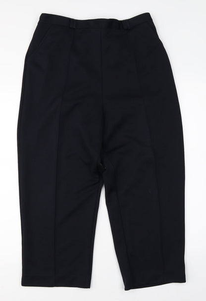 Womens UK Size 16 BM Regular Fit  Black Trousers