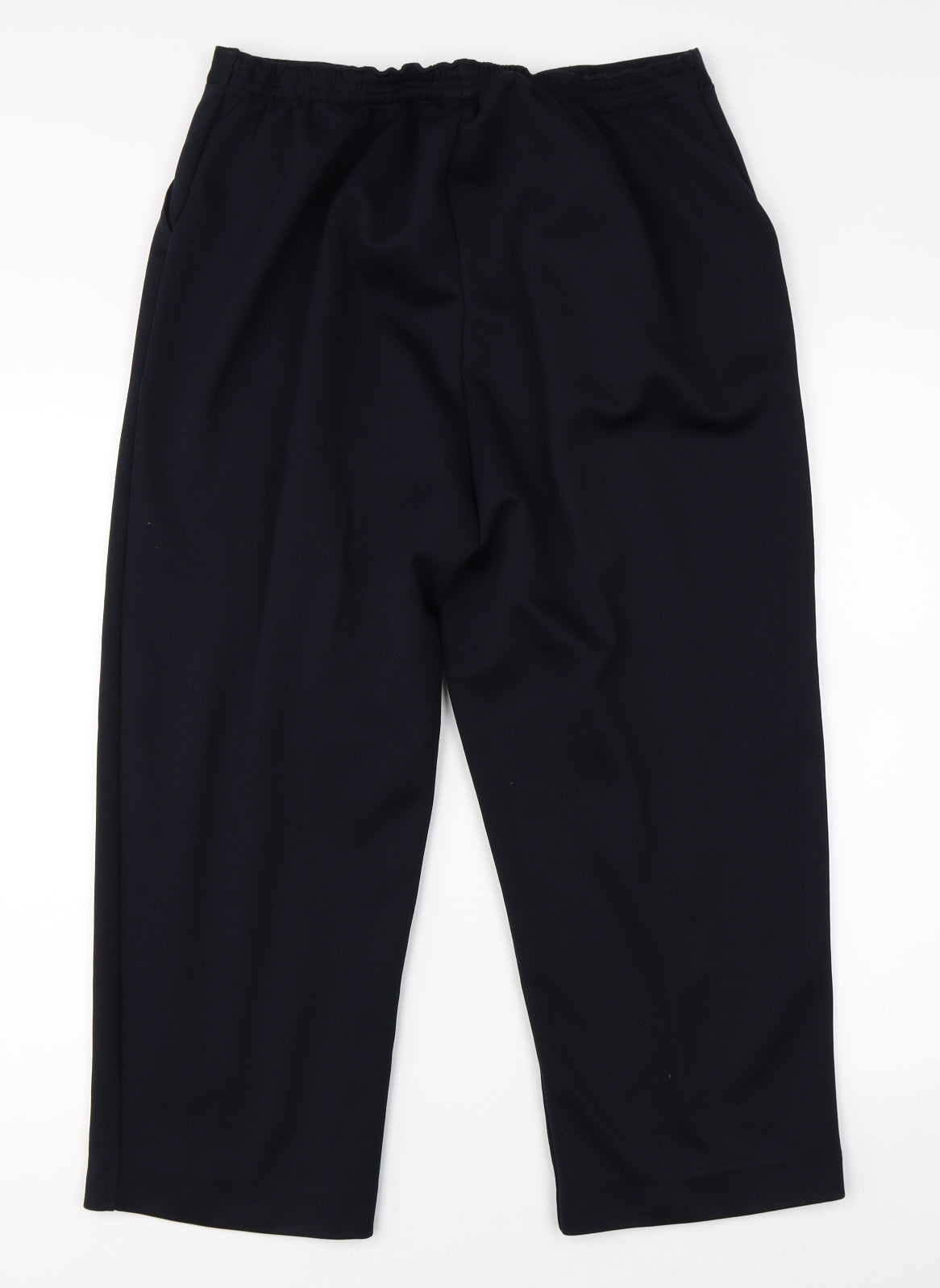 Womens UK Size 16 BM Regular Fit  Black Trousers