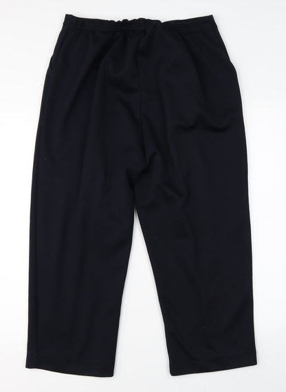 Womens UK Size 16 BM Regular Fit  Black Trousers