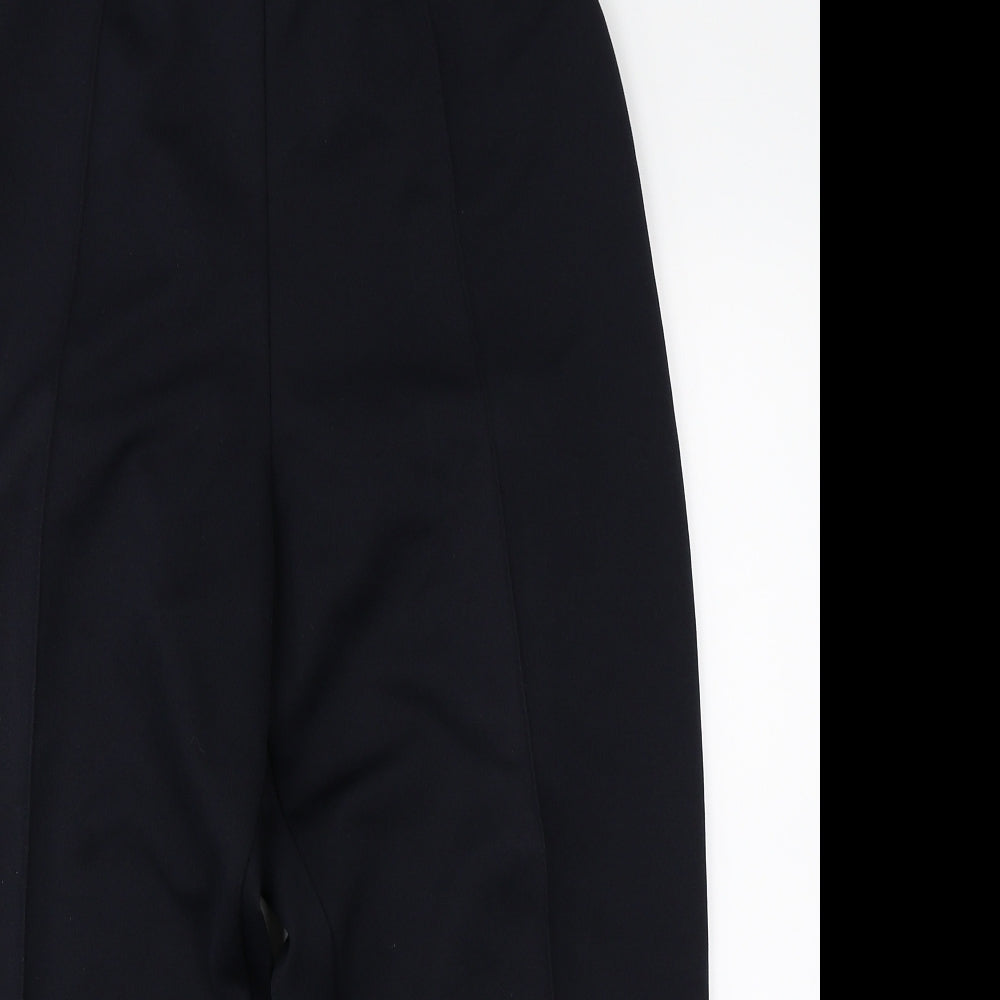 Womens UK Size 16 BM Regular Fit  Black Trousers