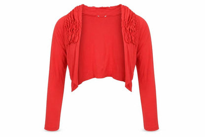 Per Una Womens Red   Shrug Jumper Size 14
