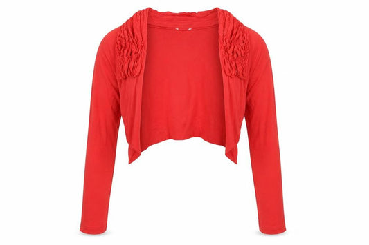 Per Una Womens Red   Shrug Jumper Size 14
