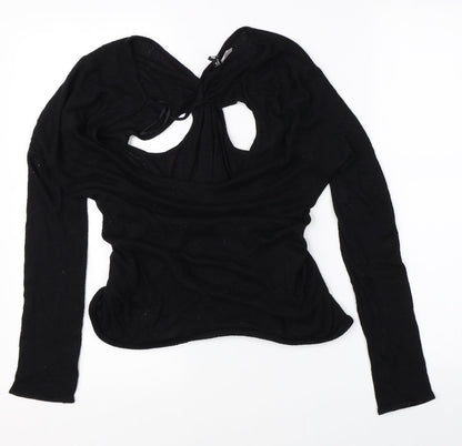 Divided Womens Black   Cardigan Jumper Size 10