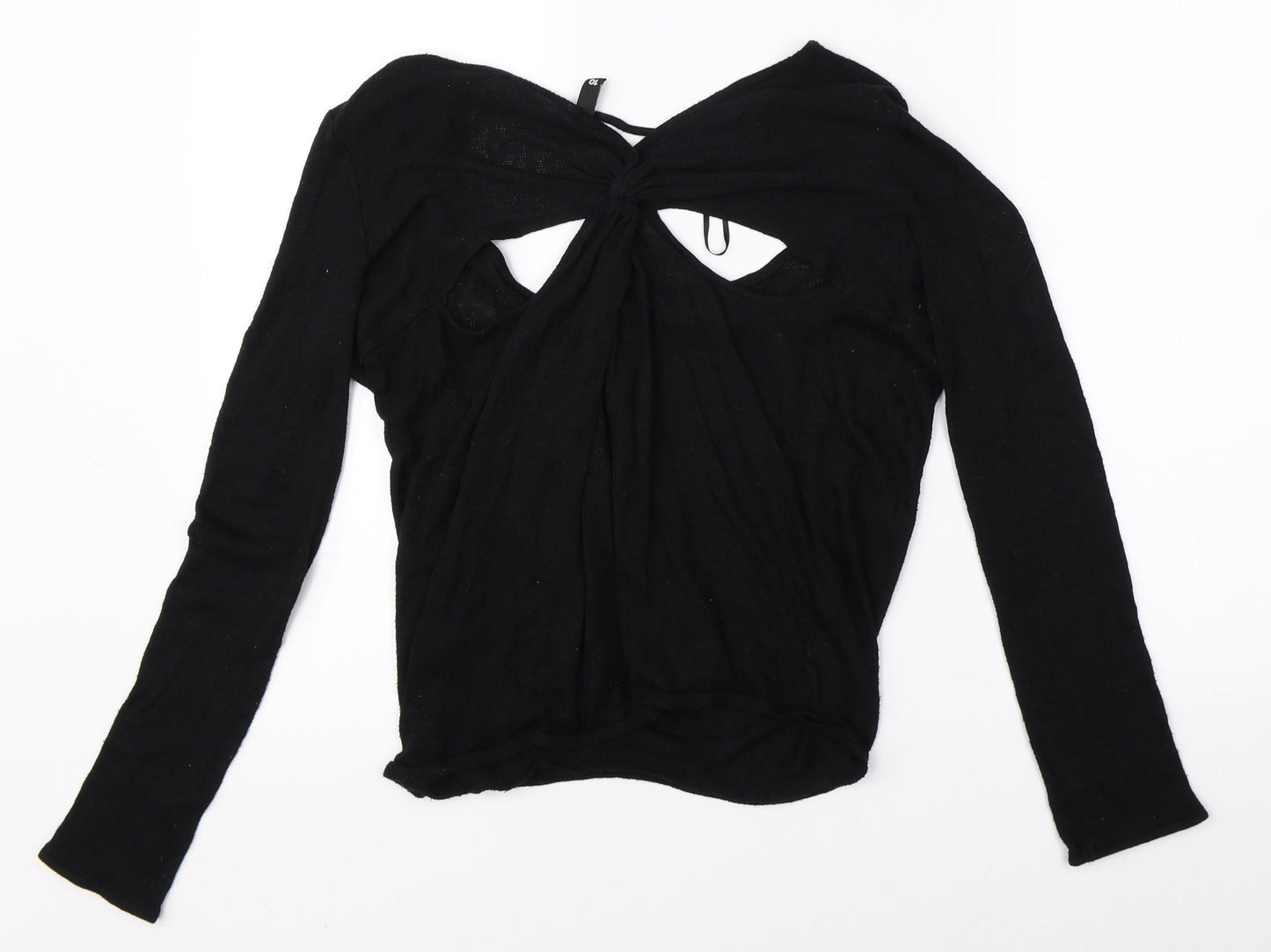 Divided Womens Black   Cardigan Jumper Size 10