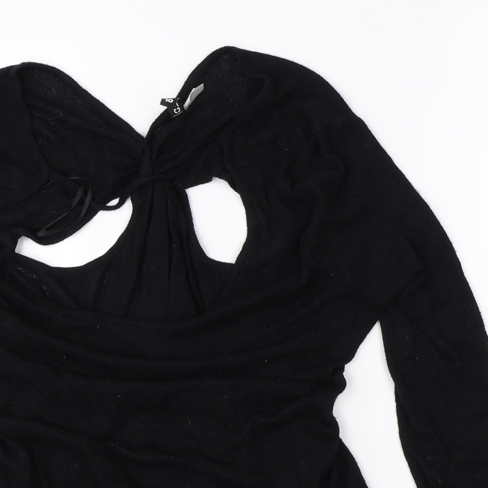 Divided Womens Black   Cardigan Jumper Size 10