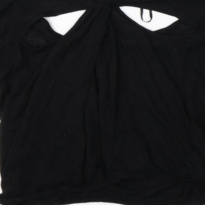 Divided Womens Black   Cardigan Jumper Size 10