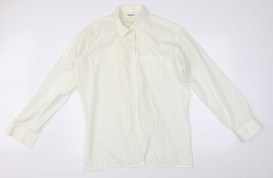 Mens UK Collar Size 43 Harrow Smart Beige  Dress Shirt