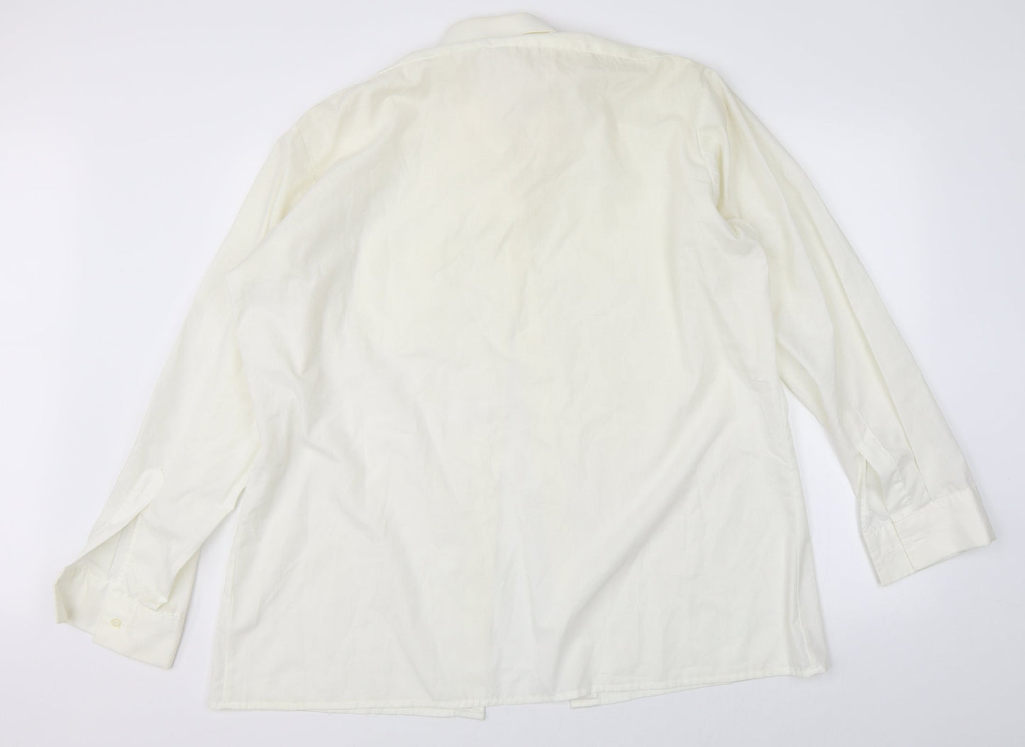 Mens UK Collar Size 43 Harrow Smart Beige  Dress Shirt