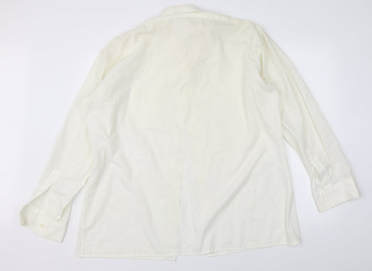 Mens UK Collar Size 43 Harrow Smart Beige  Dress Shirt