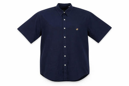 Mens UK Size M Metropol Blue  Button-Up Short Sleeve Casual Shirt