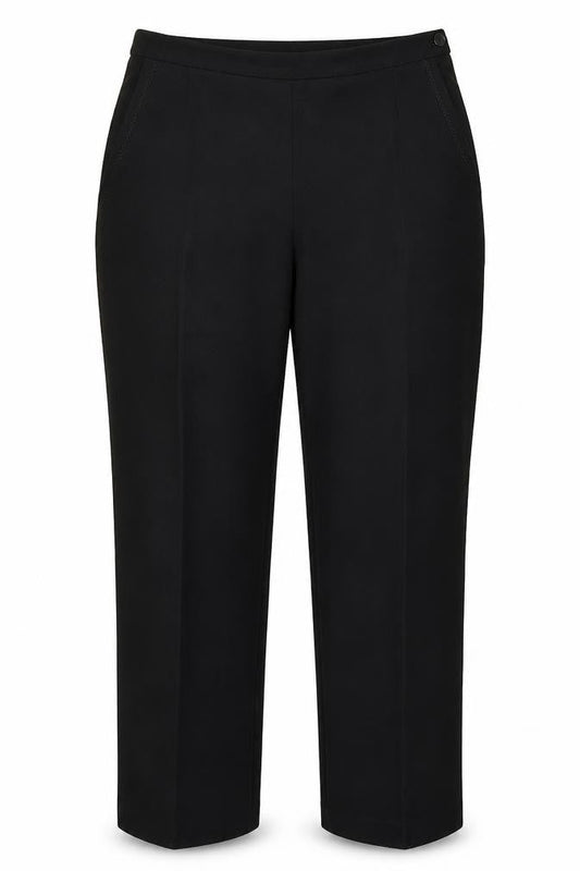 Womens UK Size 14 Marks & Spencer Regular Fit Dress Pants Black Trousers