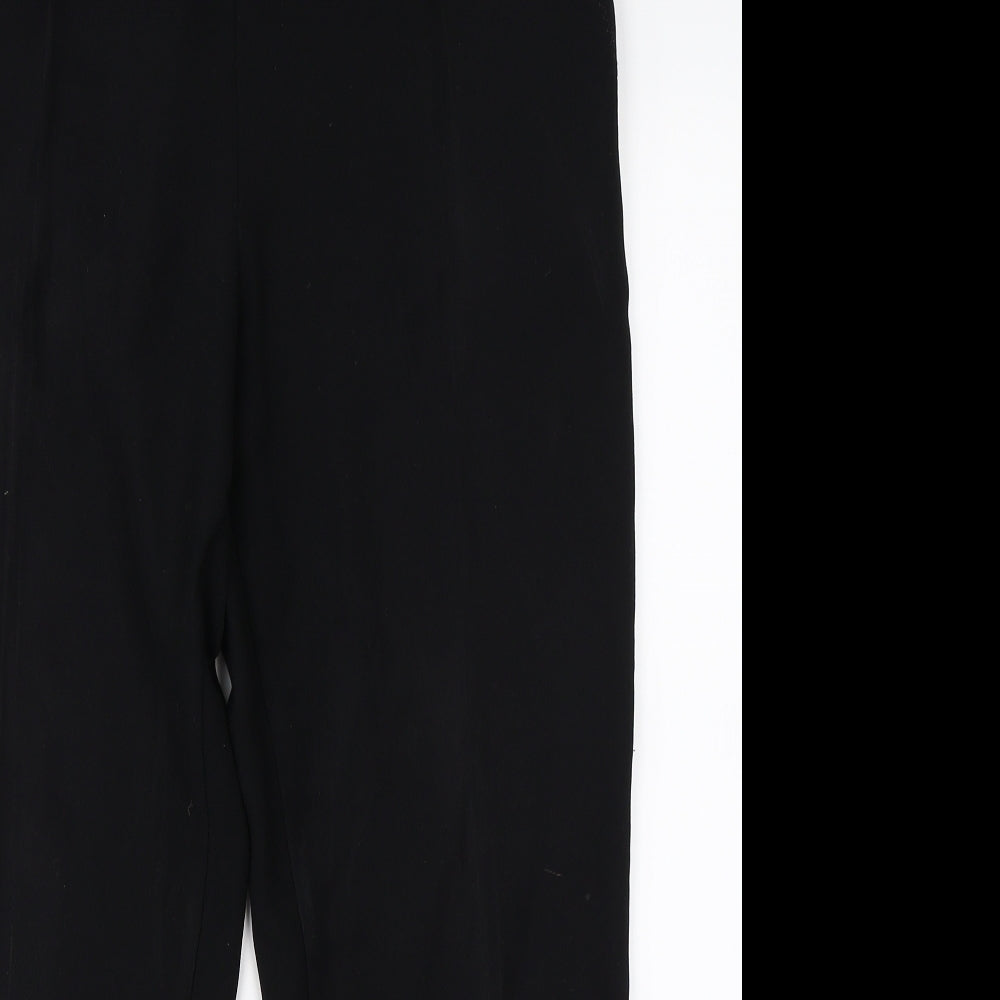 Womens UK Size 14 Marks & Spencer Regular Fit Dress Pants Black Trousers