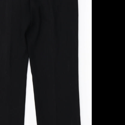 Womens UK Size 14 Marks & Spencer Regular Fit Dress Pants Black Trousers