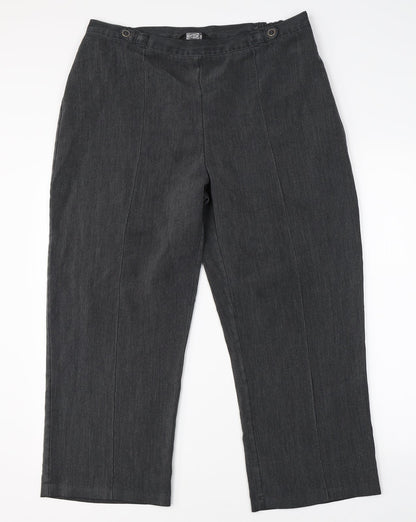 BWM Womens Grey   Trousers  Size 18 L23 in