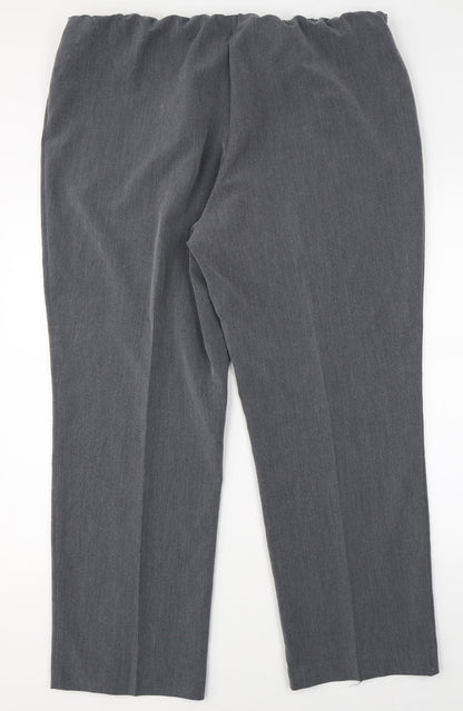 BWM Womens Grey   Trousers  Size 20 L27 in